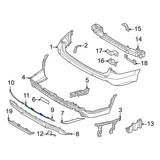 Hyundai OE - Center Valance Panel Bracket