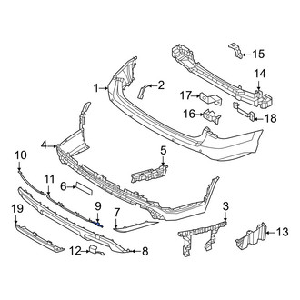 Hyundai OE - Right Valance Panel Bracket