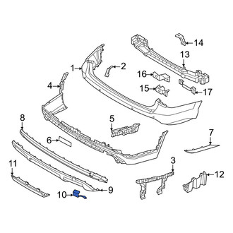 Hyundai OE - Rear Tow Eye Cap