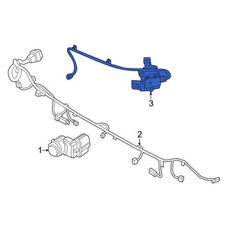 Hyundai OE - Rear Left Blind Spot Detection System Warning Sensor