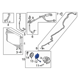 Hyundai OE - A/C Compressor Clutch Coil