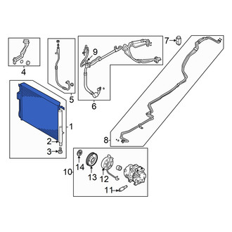 Hyundai OE - A/C Condenser