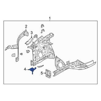 Hyundai OE - Front Right Fender Apron Extension