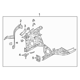 Hyundai OE - Fender - Structural Components & Rails