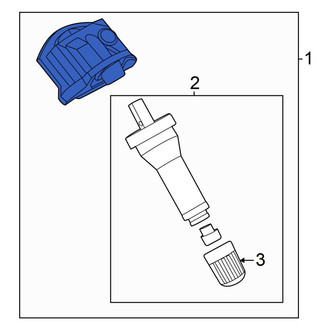 Hyundai OE - Tire Pressure Monitoring System (TPMS) Sensor