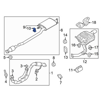 Hyundai OE - Exhaust System Hanger