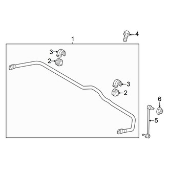 Hyundai OE - Front Suspension - Stabilizer Bar & Components