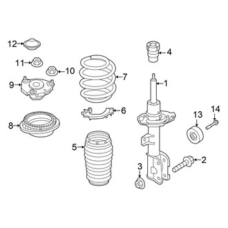 Hyundai OE - Front Suspension - Struts & Components