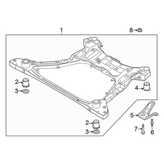 Hyundai OE - Front Suspension - Suspension Mounting (3.5L)