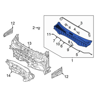 Hyundai OE - Front Cowl Cover