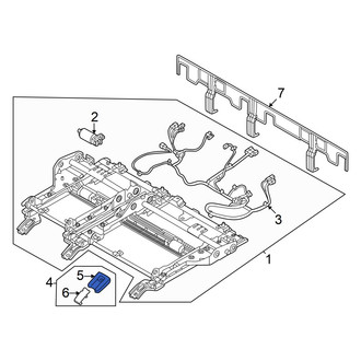 Hyundai OE - Rear Seat Track Cover