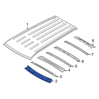 Hyundai OE - Front Roof Header Panel