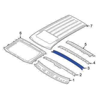 Hyundai OE - Center Roof Bow