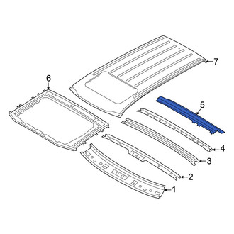 Hyundai OE - Rear Roof Header Panel