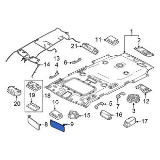 Hyundai OE - Left Sun Visor
