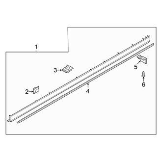 Hyundai OE - Pillars, Rocker & Floor - Exterior Trim (3.5L)