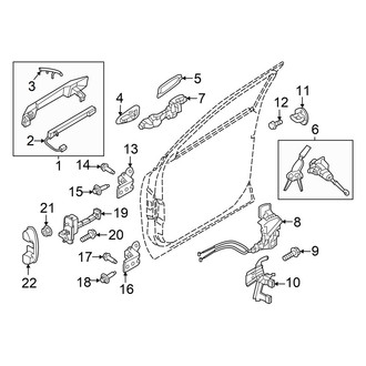 Hyundai OE - Front Door - Lock & Hardware