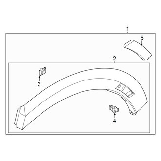 Hyundai OE - Quarter Panel - Exterior Trim