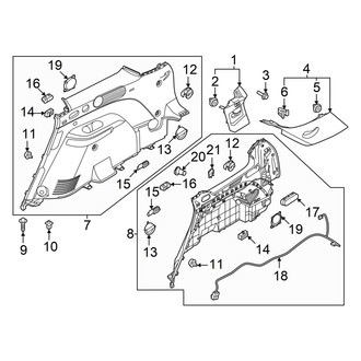 Hyundai OE - Quarter Panel - Interior Trim