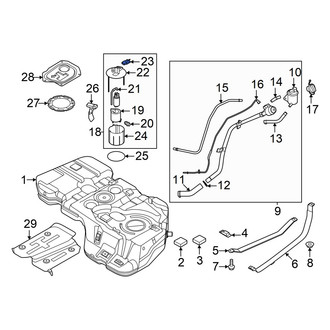 Hyundai OE - Fuel Pressure Sensor