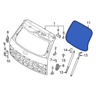 Hyundai OE - Rear Hatch Seal