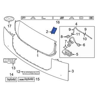 Hyundai OE - Liftgate Finish Panel Seal