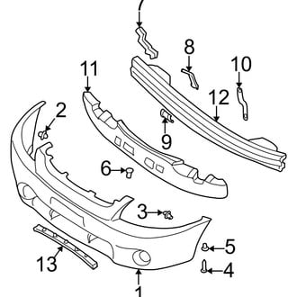 Hyundai OE - Front Bumper - Bumper & Components (L)