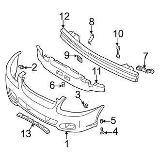 Hyundai OE - Front Bumper - Bumper & Components (GL)