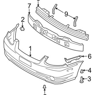 Hyundai OE - Front Bumper - Bumper & Components (All)