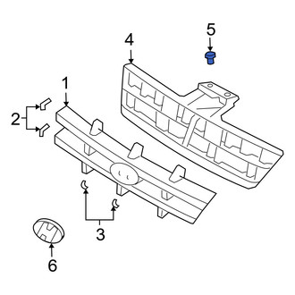 Hyundai OE - Grille Retainer