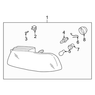 Hyundai OE - Front Lamps - Headlamp Components