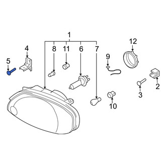 Hyundai OE - Exhaust Tail Pipe Tip Bolt