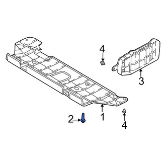 Hyundai OE - Radiator Support Splash Shield Bolt