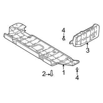 Hyundai OE - Radiator Support - Splash Shields
