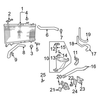 Hyundai OE - Cooling - Radiator & Components (1.6L)