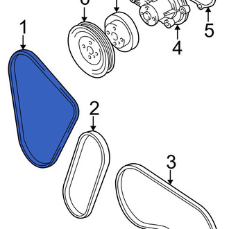 Hyundai OE - Accessory Drive Belt