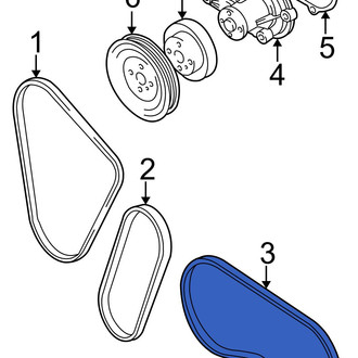 Hyundai OE - Accessory Drive Belt