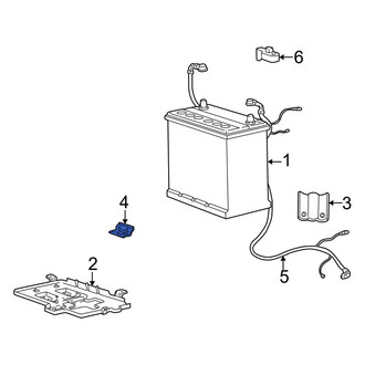 Hyundai OE - Battery Hold Down