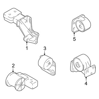 Hyundai OE - Engine / Transaxle - Engine & Transmission Mounting (SOHC 1.5L)