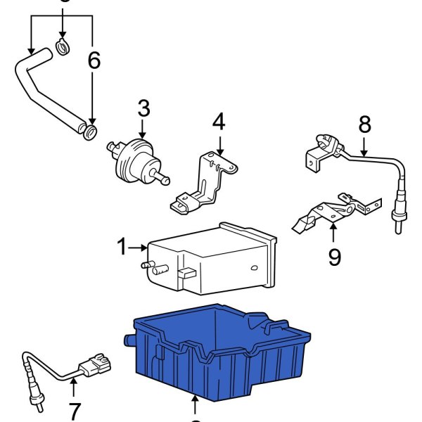 Vapor Canister Bracket