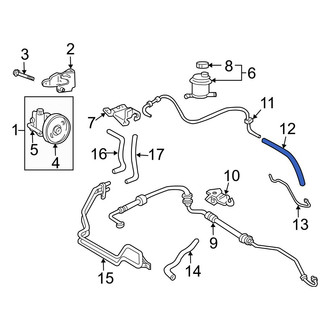 Hyundai OE - Power Steering Return Hose