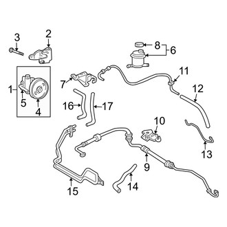 Hyundai OE - Steering Gear & Linkage - Pump & Hoses (Power Steering), (GL / GS 1.6L)