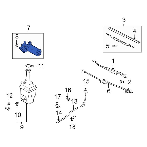 Windshield Wiper Motor