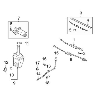 Hyundai OE - Windshield - Wiper & Washer Components