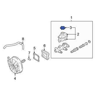 Hyundai OE - Brake Master Cylinder Reservoir Cap