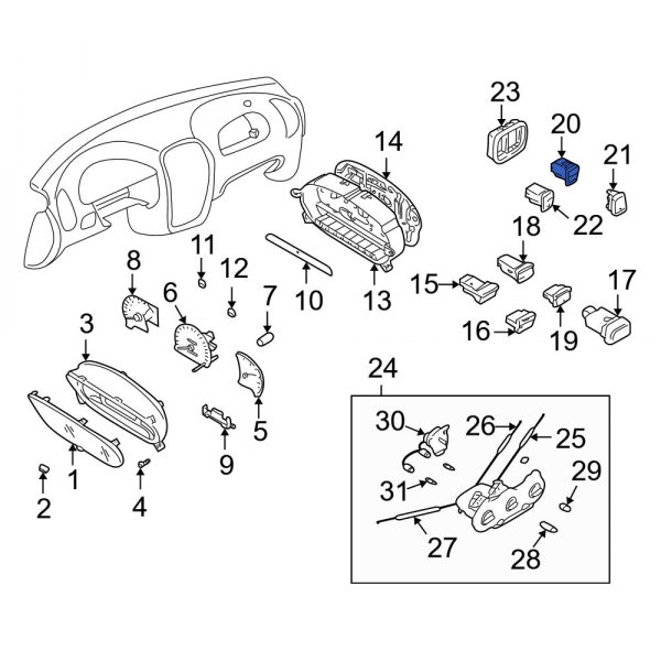 Windshield Wiper Switch