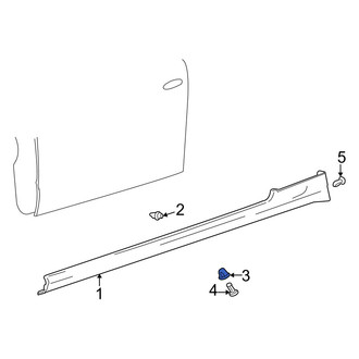 Hyundai OE - Front Lower Door Interior Trim Panel Grommet
