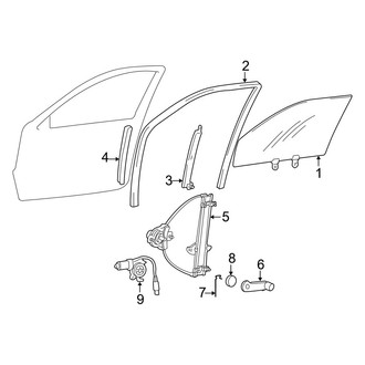 Hyundai OE - Front Window Handle Retaining Clip