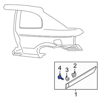 Hyundai OE - Body Trim Molding Screw