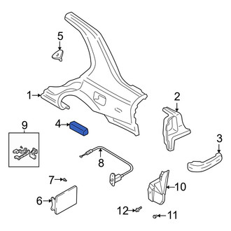 Hyundai OE - Rear Quarter Panel Vent